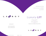 994LZ Luxury Lift Oper.qxd - La-Z-Boy