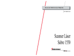 Mantenimiento del Scanner Láser Sabre 1550