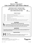 SAL® Spectrum AquaLight® Color Underwater Light