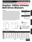 Dayton® Utility Exhaust Belt
