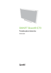 SMART Board E70 Pantalla plana interactive Guía de usuario