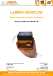 LAMBDA MAXIFLOW bomba peristáltica