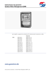 Instrucciones de operación Güntner Motor Management