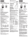 OPERATING INSTRUCTIONS MODEL: TT64200