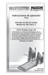 Instrucciones de operación DOT-Public Use Lift