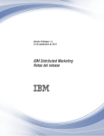 Notas del release de IBM Distributed Marketing 9.1.2
