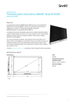 SMART Board 6055 interactive flat panel specifications