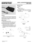 MODEL A412B MICROPHONE BASE USER GUIDE