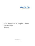 Guía del usuario de Avigilon Control Center Player