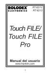 Touch FILE/ Touch FILE Pro - Franklin Electronic Publishers, Inc.