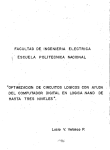 Lucio V. Velasco P. - Repositorio Digital EPN