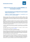 NdP Llegan los servicios 4G en la banda 800MHz a Madrid