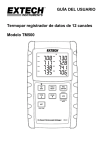 GUÍA DEL USUARIO Termopar registrador de