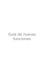 Guía de nuevas funciones