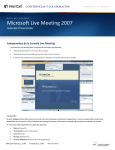 Live Meeting 2007 - Guía del Presentador