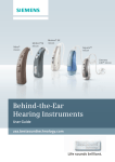 Behind-the-Ear Hearing Instruments