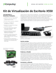 Kit de Virtualización de Escritorio X550