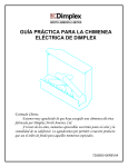 GUÍA PRÁCTICA PARA LA CHIMENEA ELÉCTRICA DE DIMPLEX