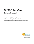 Servicio de METRO ParaCruz