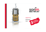 Sonim XP3 TM (bt) Guía del usuario