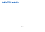 Nokia E75 User Guide - File Delivery Service