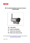 Wi-Fi-enabled Outdoor Security Camera TVAC19100C User