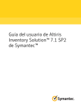 Guía del usuario de Altiris Inventory Solution™ 7.1 SP2