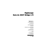 Guía de ADAT Bridge I/O - Digidesign Support Archives