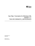 Sun Ray Connector for Windows OS, Versión 1.1