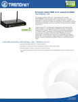 Enrutador módem ADSL 2/2+ inalámbrico N300 INFORMACIÓN