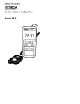 Manual del usuario Medidor Digital de luz EasyView Modelo EA30