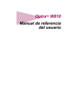 OptraTM W810 Manual de referencia del usuario