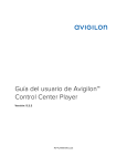 Guía del usuario de Avigilon™ Control Center Player