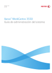 Xerox® WorkCentre 3550 Guía de administración del sistema