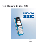 Guía del usuario del Nokia 2310