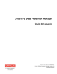 Oracle FS Data Protection Manager Guía del usuario