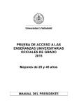 Manual del Presidente - Universidad de Valladolid