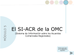 M5-El SI-ACR de la OMC