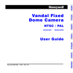HD4VC4HR/X Vandal Fixed Dome Camera User Guide