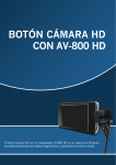 CON AV-800 HD BOTÓN CÁMARA HD