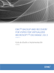 Opciones de respaldo y recuperación de EMC para VSPEX para