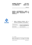NTC-IEC 60601-2-22 - ICONTEC Internacional