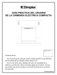 guía práctica del usuario de la chimenea eléctrica compacta