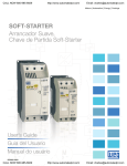 SOFT-STARTER Arrancador Suave, Chave de