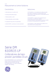 Serie DPI 610/615 LP - GE Measurement & Control