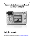 Cámara digital con zoom Kodak EasyShare DX6340 Guía del usuario