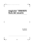 magicolor 5550/5570 Guía del usuario
