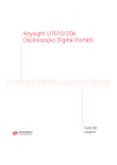 Keysight U1610/20A Osciloscopio Digital Portátil