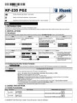 D-303486 KF-235 PG2 User`s Guide / Guía del usuario