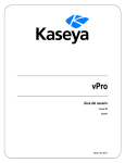 vPro Guía del Usuario - Kaseya R9.1 Documentation